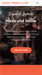 Mobile Screenshot of cajunzydeco.net